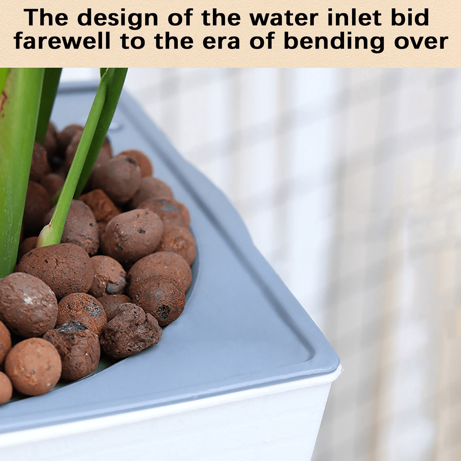 Self Watering Indoor/Outdoor For Patio Planter Pot Decorative Gardening & Home Decor Square Clearance Bottom Design Large Flower Pots for Indoor Plants Flower Pots New