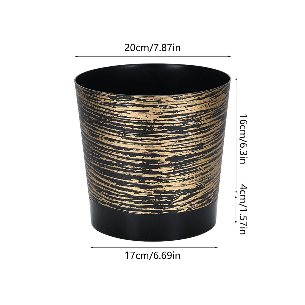 Self Watering Flower Pot, Plastic Plant Pot with Automatic Watering System, Indoor Outdoor Rose Pot, Low Maintenance Planter for Gardening, Decorative Flower Pot for Home and Garden Decor