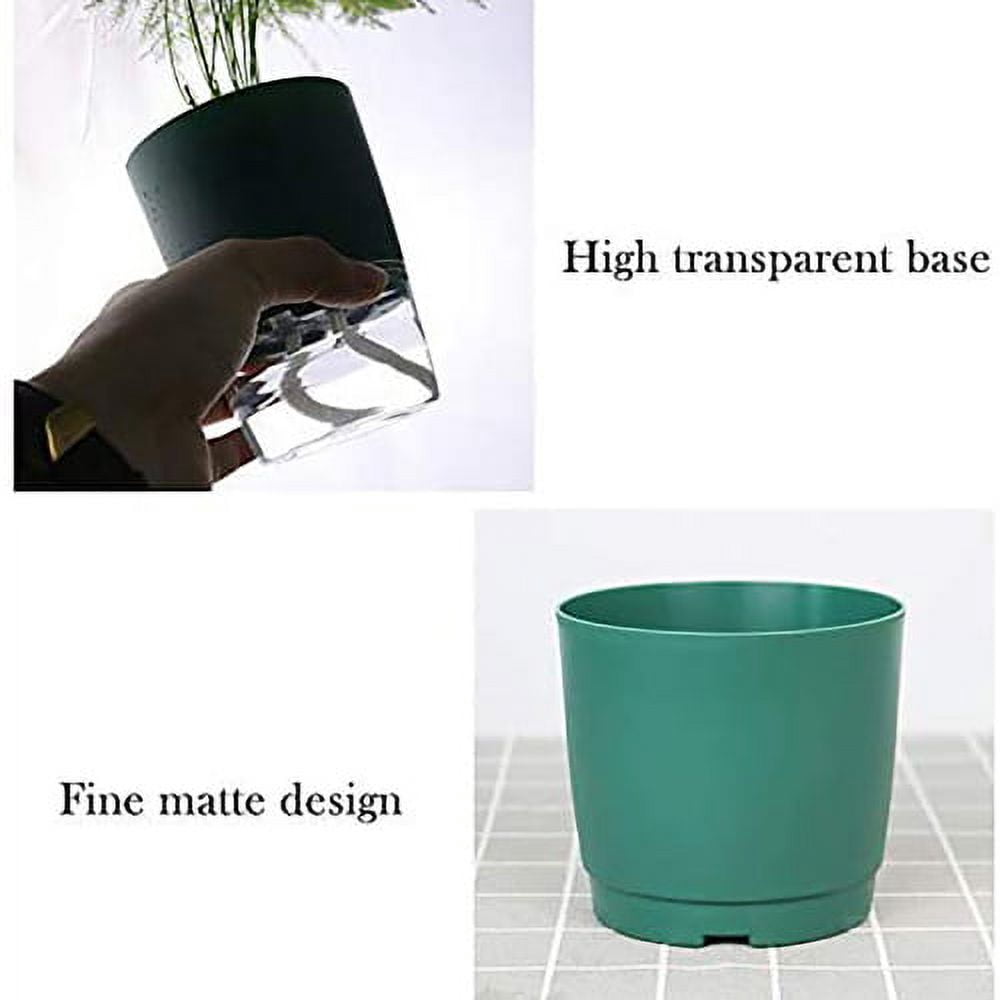 Zhaomeidaxi Self Watering Planter, Plastic Automatic-Watering Planter Flower Pot Plant Pot for All House Plants, Succulents, Herb, African Violets