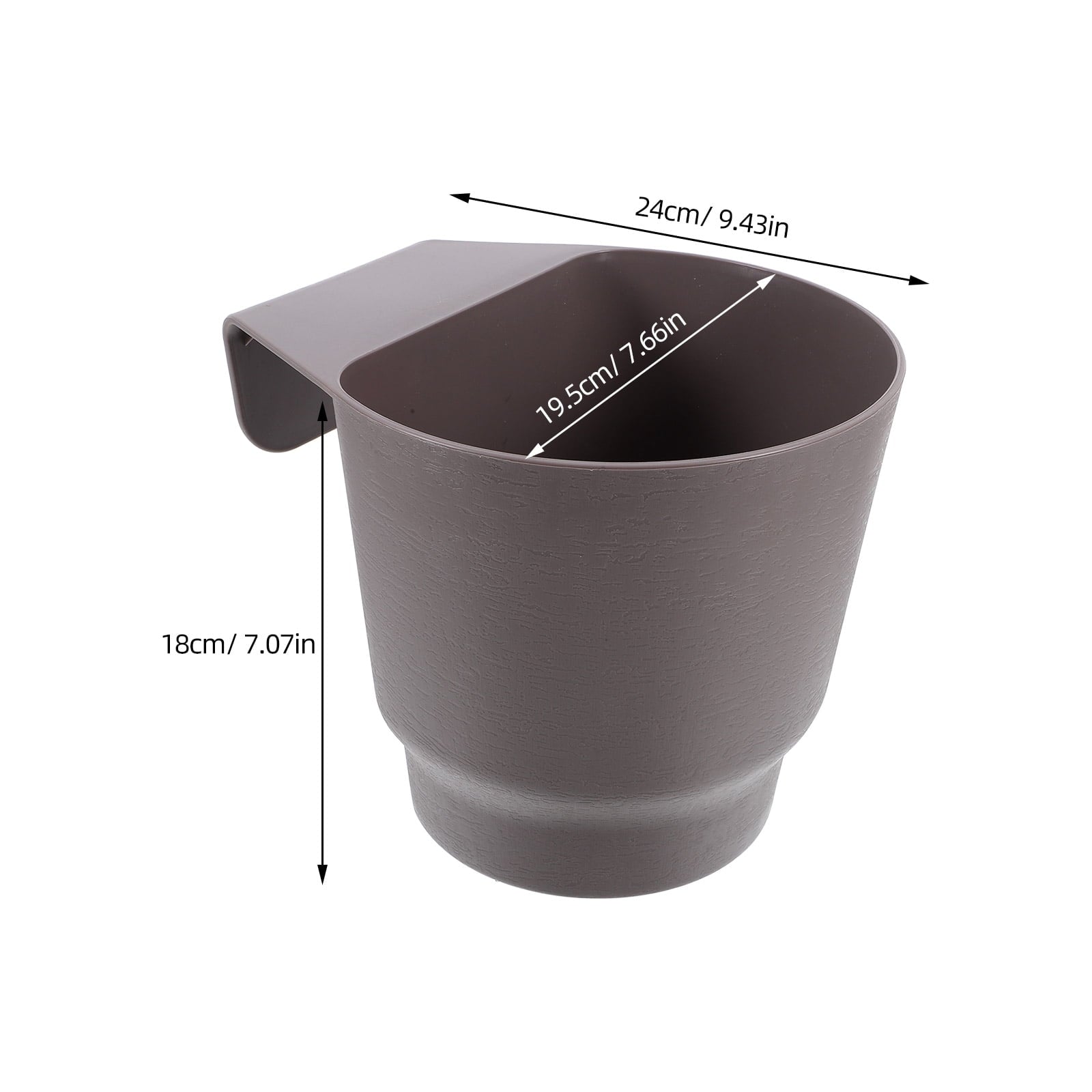 KONTONTY Self Watering Planter Plastic for Busy Individuals 1Pack