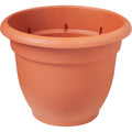 1PACK Bloem Ariana 13.75 In. H. x 16 In. Dia. Plastic Self Watering Terracotta Planter