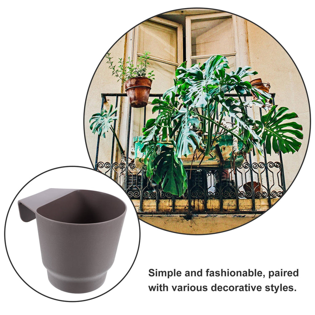 KONTONTY Self Watering Planter Plastic for Busy Individuals 1Pack