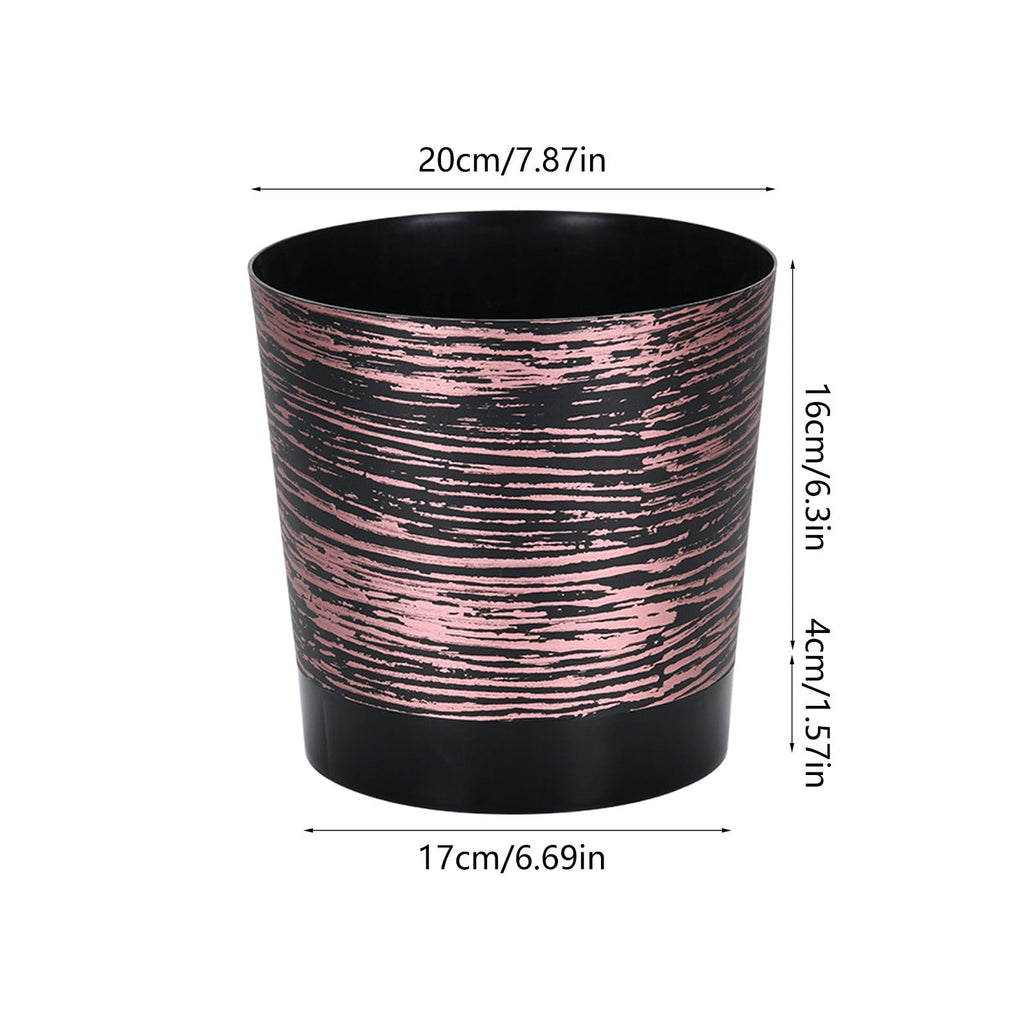 Self-Watering Plastic Flower Pot With Reservoir For Indoor Outdoor Plants Automatic Plant Watering System For Herbs Succulents Flowers Easy Care Planter Garden