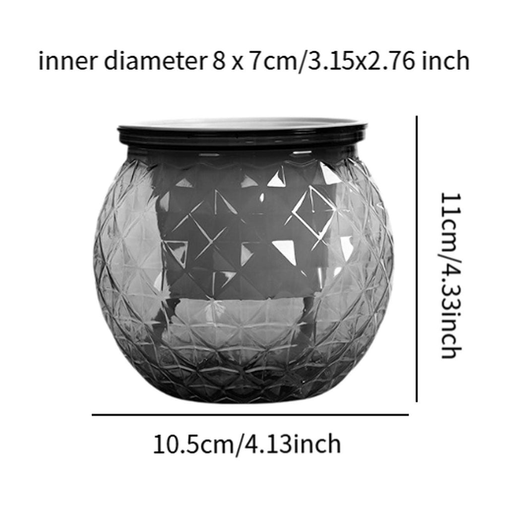 colaxi Self Watering Planter Mini Planter Desktop Ornament,Removable Flowerpot,Hydroponic Planting Pot for Office Indoor Garden Yard Gray