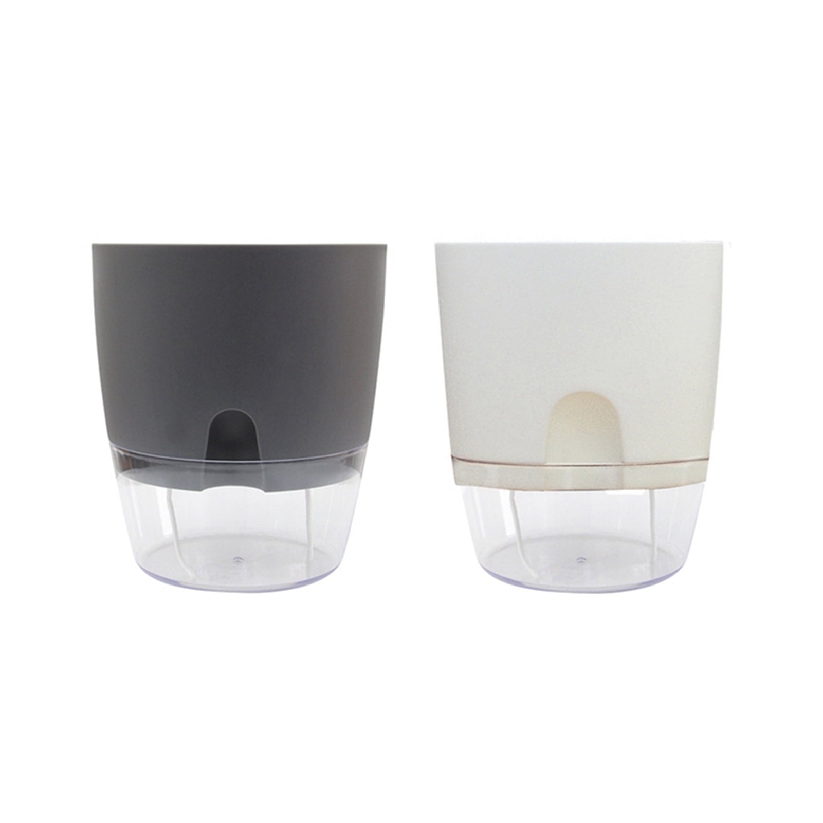 Dream Lifestyle Self Watering Pots for Indoor Plants, Self-Watering Planters Box Transparent for Devil's Ivy, Spider Plant, Orchid for Home & Office