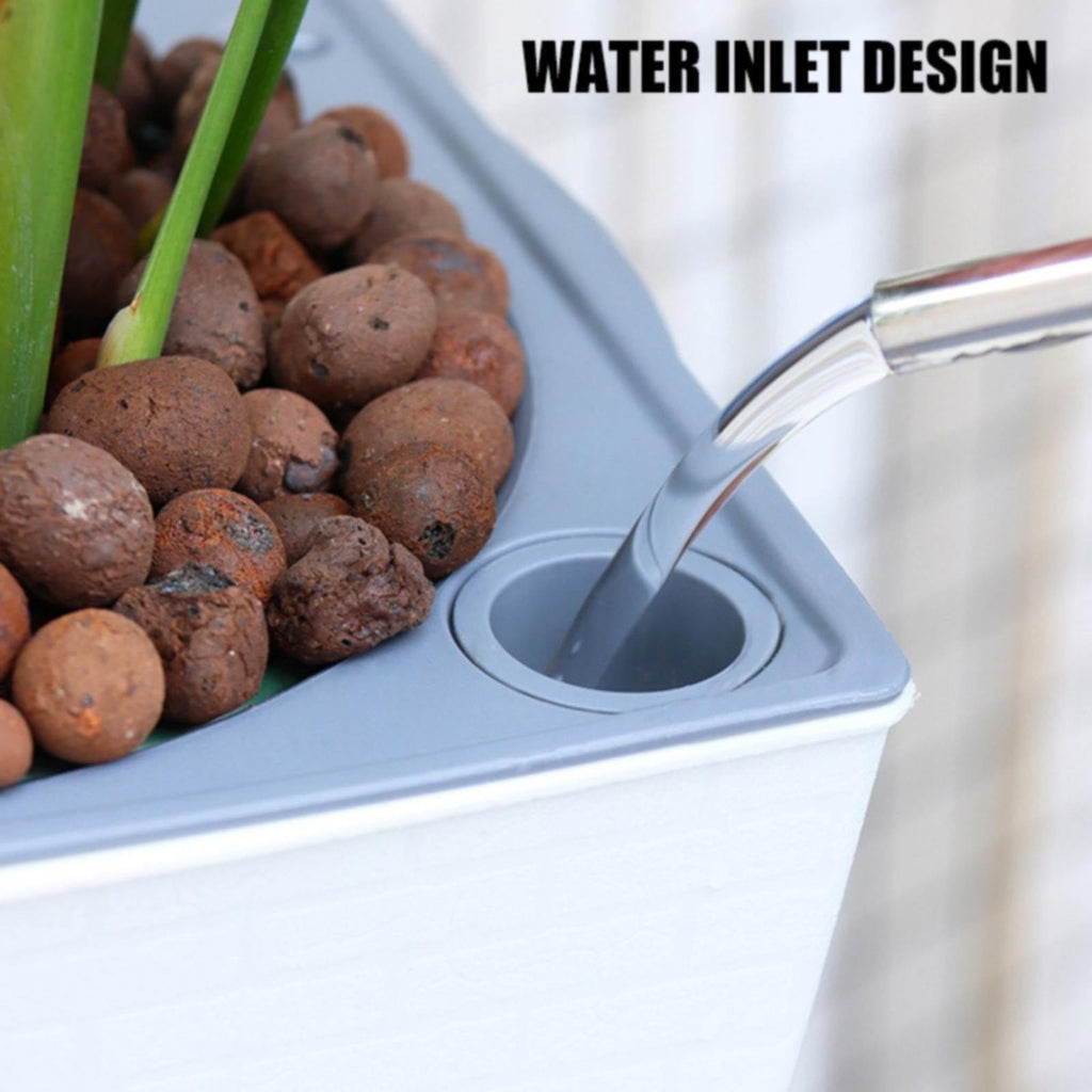 Large Planters For Outdoor Gardening Flower Pot For Patio Or Porch Self Watering Durable With Easy