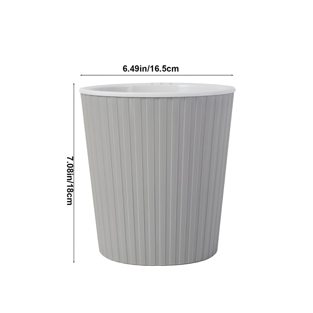 ACDANC 2026 New Self-Watering Planter Pot with 2-Week Water Reservoir – Automatic Plant Watering System for Indoor & Outdoor Use (7-Inch,White/Gray/Blue) – Ideal for Herbs,Succulents & Flowers
