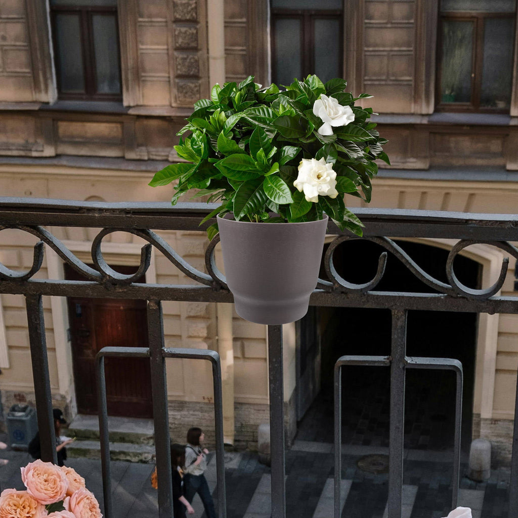 KONTONTY Self Watering Planter Plastic for Busy Individuals 1Pack