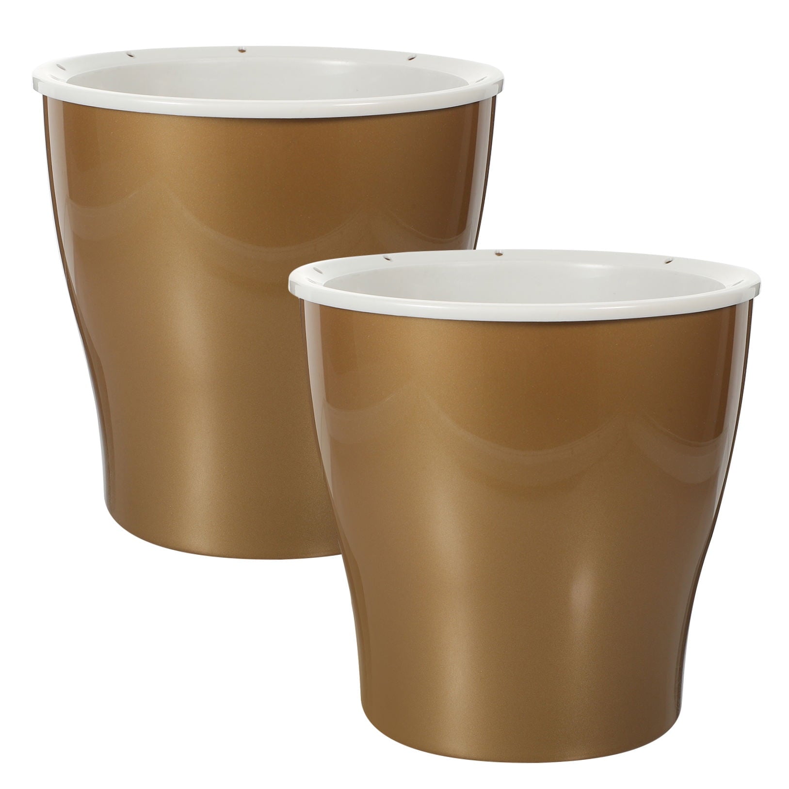 HOOWIFFY 2Pcs Self-Watering Planter for Home Gardening 17.5x17.5x12in