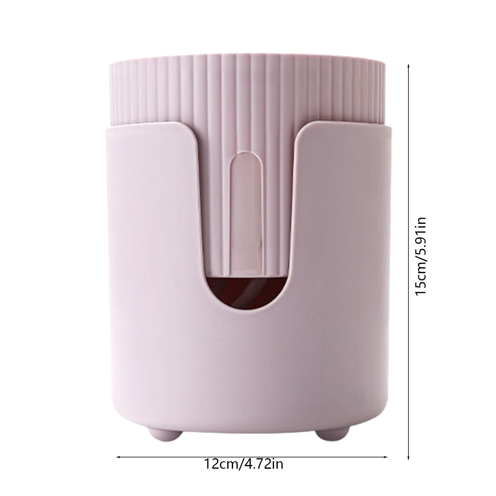 Cinvoph Self Watering Plastic Planter Breathable Desktop Flower Pot Thickened for Green Plants Potted All Season Home Decor 4.5"x6" Purple