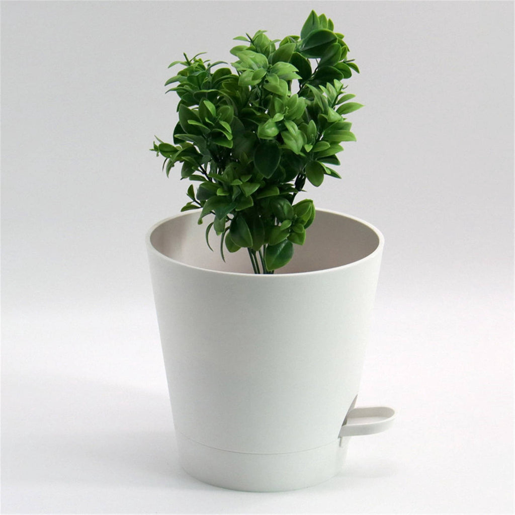 MOQIN Self Watering Pots for Indoor - 10/9/8 Inch Self Watering Planters for Indoor Plants Reservoir & Drainage Holes Plastic Flower Pots for House Plants or Flower