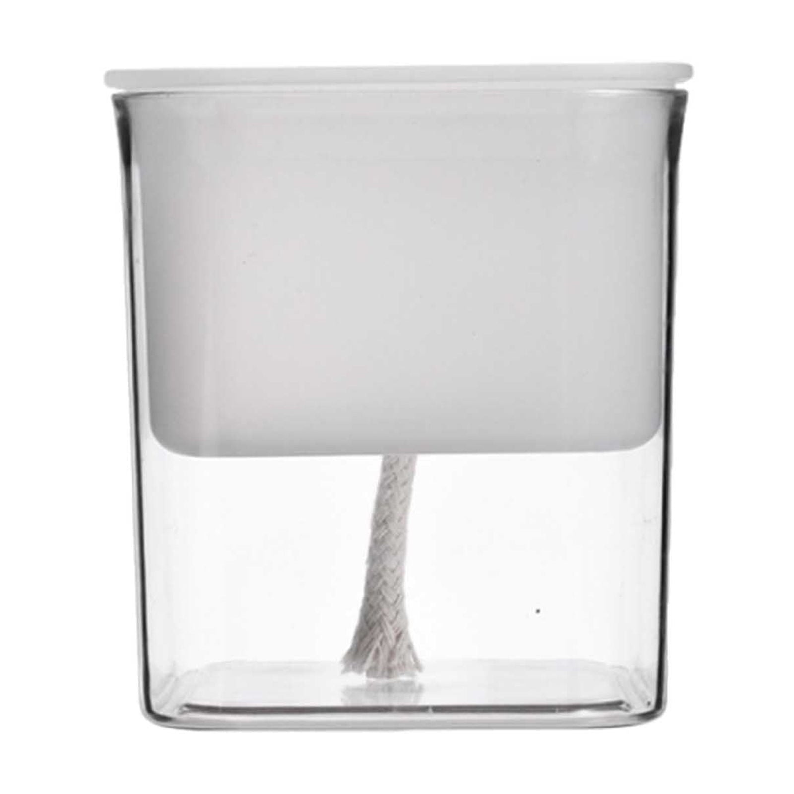 COM1950s Self-Watering Planter- Self Watering Pots for Indoor Plants,Clear Plastic Automatic-Watering Planter Flower Pot Square-Plant-Pot for All Plants,Succulents,Herb,African Violets,Flowers (4X4In)