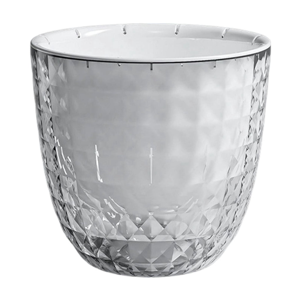 Self Watering Pots for Indoor Plants, Clear 4.3inch Automatic Water Absorbing Flower Pots, Double Layer Transparent Planter for Succulents & Home Decor