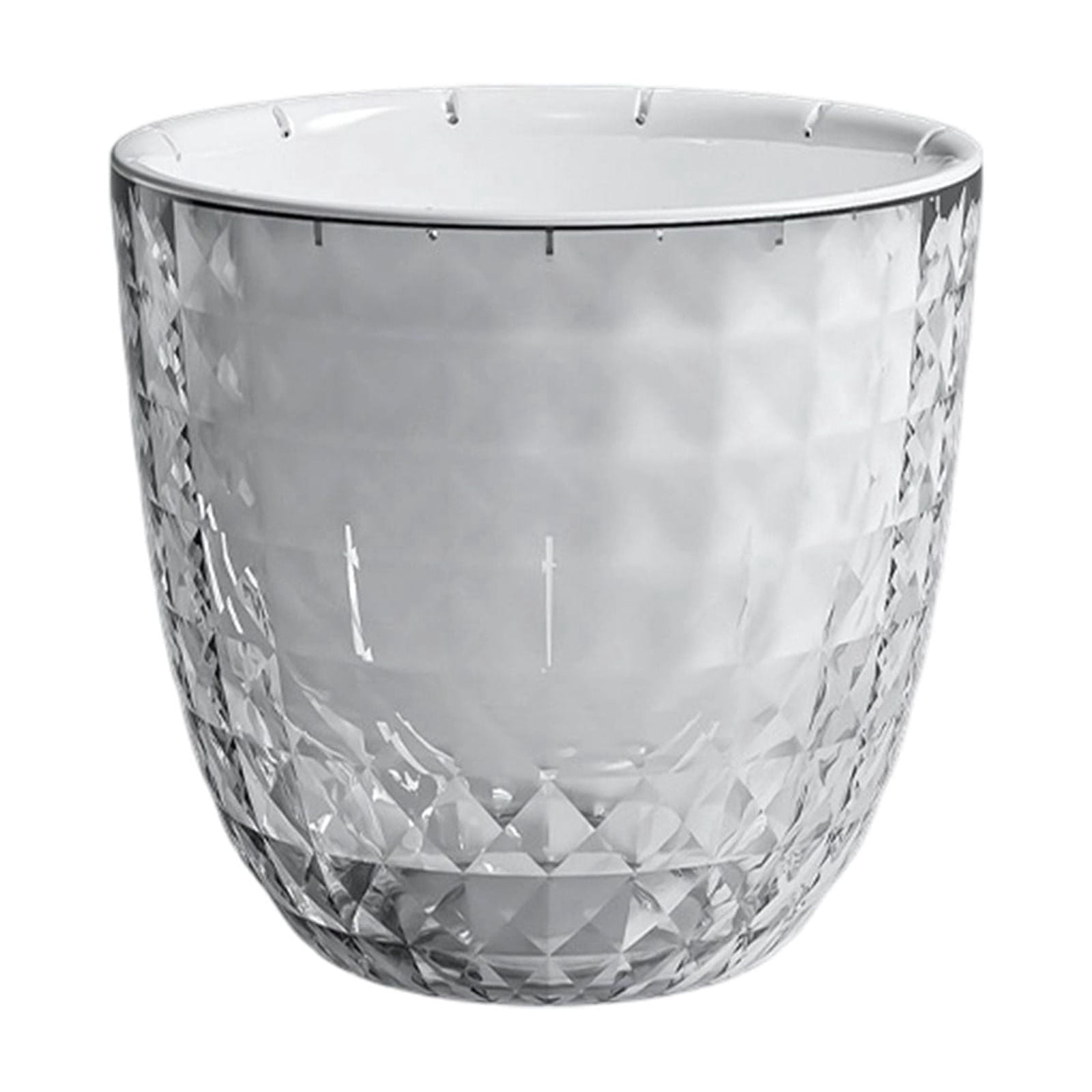 Self Watering Pots for Indoor Plants, Clear 4.3inch Automatic Water Absorbing Flower Pots, Double Layer Transparent Planter for Succulents & Home Decor