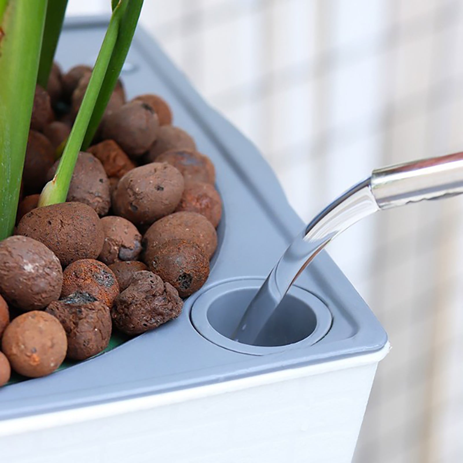 Planter Pot Self Watering Planter Tall Flower Pots Square Planters for Outdoor Plants Large Tall Planter Modern Planter with Drainage Holes Indoor Outdoor Self Watering Plants Planter for Home Office