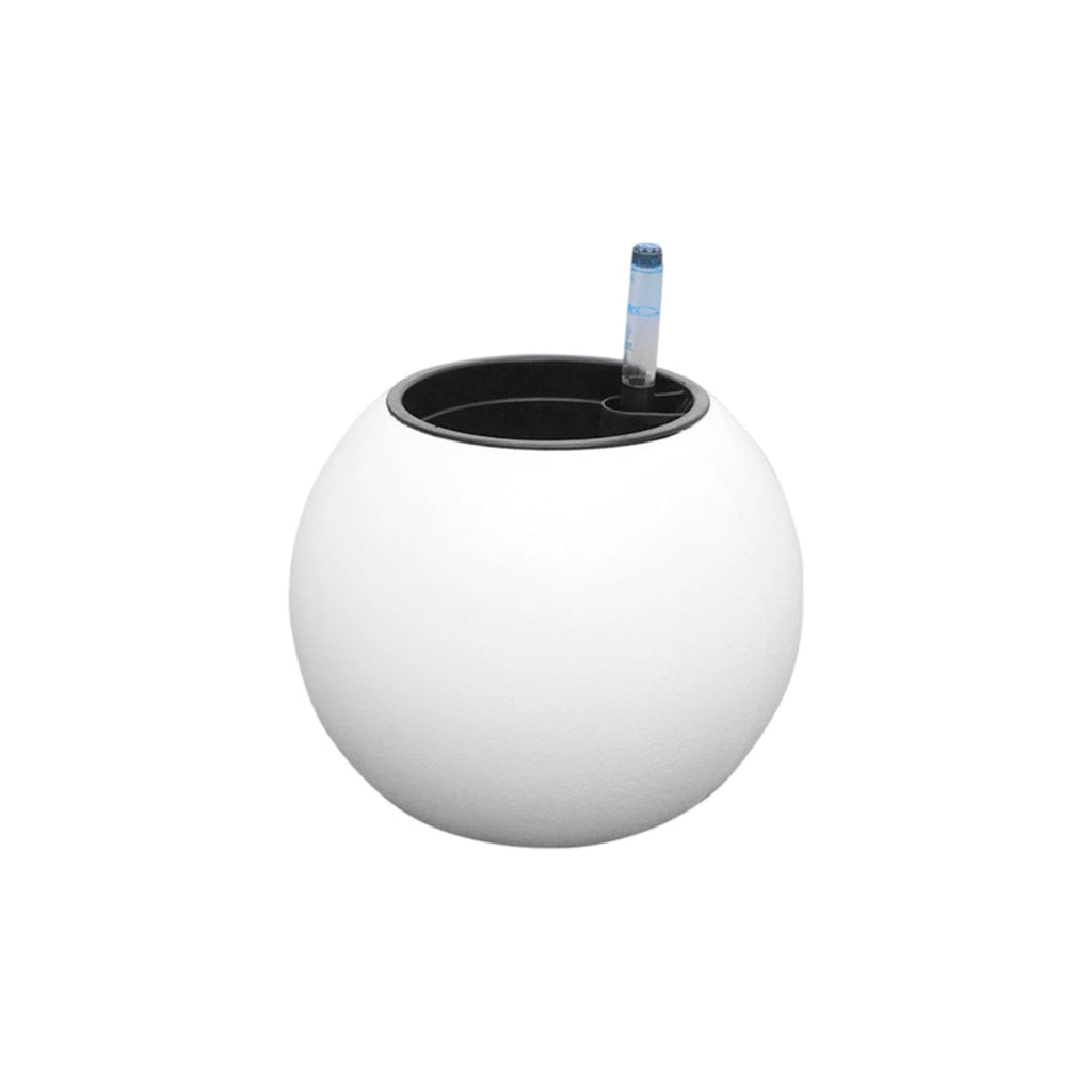 Hometravel Self Watering Plant Pot, Plastic Spherical Flower Container, Automatic Absorbing Planter for Indoor Desktop