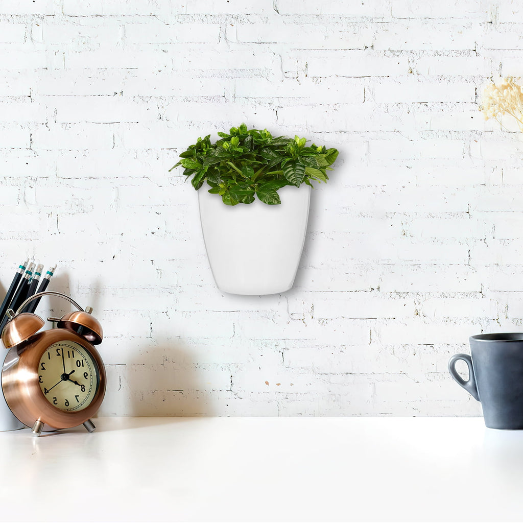 7pcs Round Self Watering Planter Plant Pot Hanging Plant Container