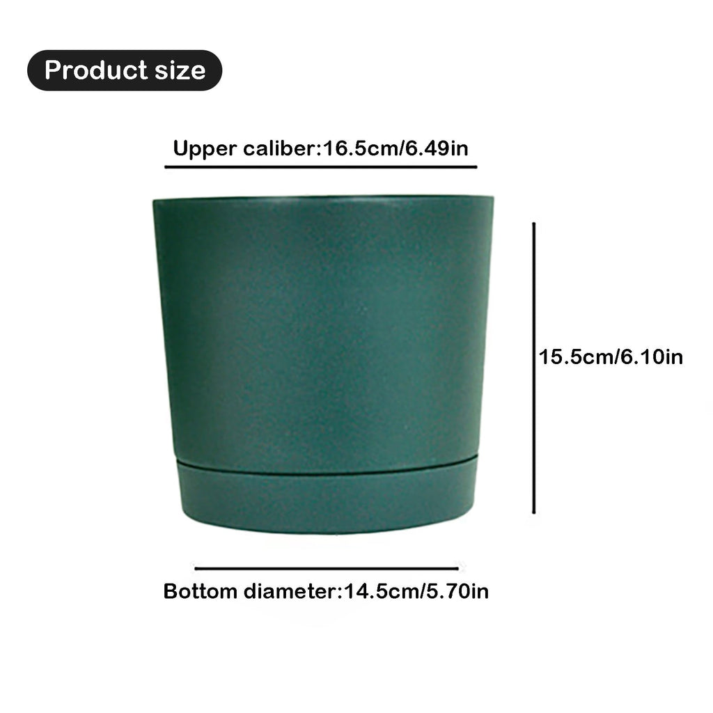 Xwjun African Violet Pots Planting Pots House Plant Pots Self Watering Plastic Planter With Drainage Hole And Saucer Decorative Flower Pot Flower Pots For Indoor Plants Indoor Plant Pots A