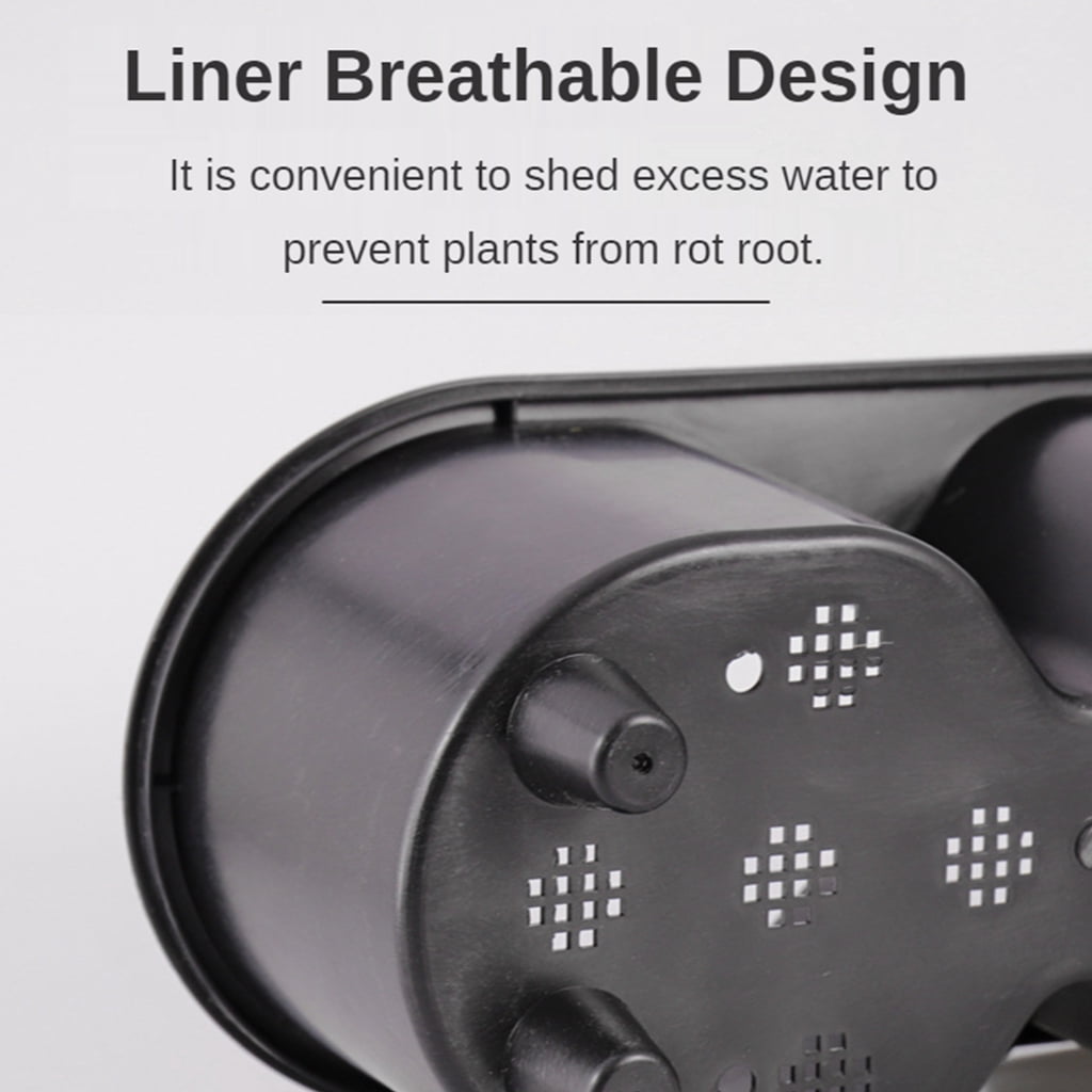 Automatic Self-Watering Planter with Water Level Indicator Flower Pot Bracket