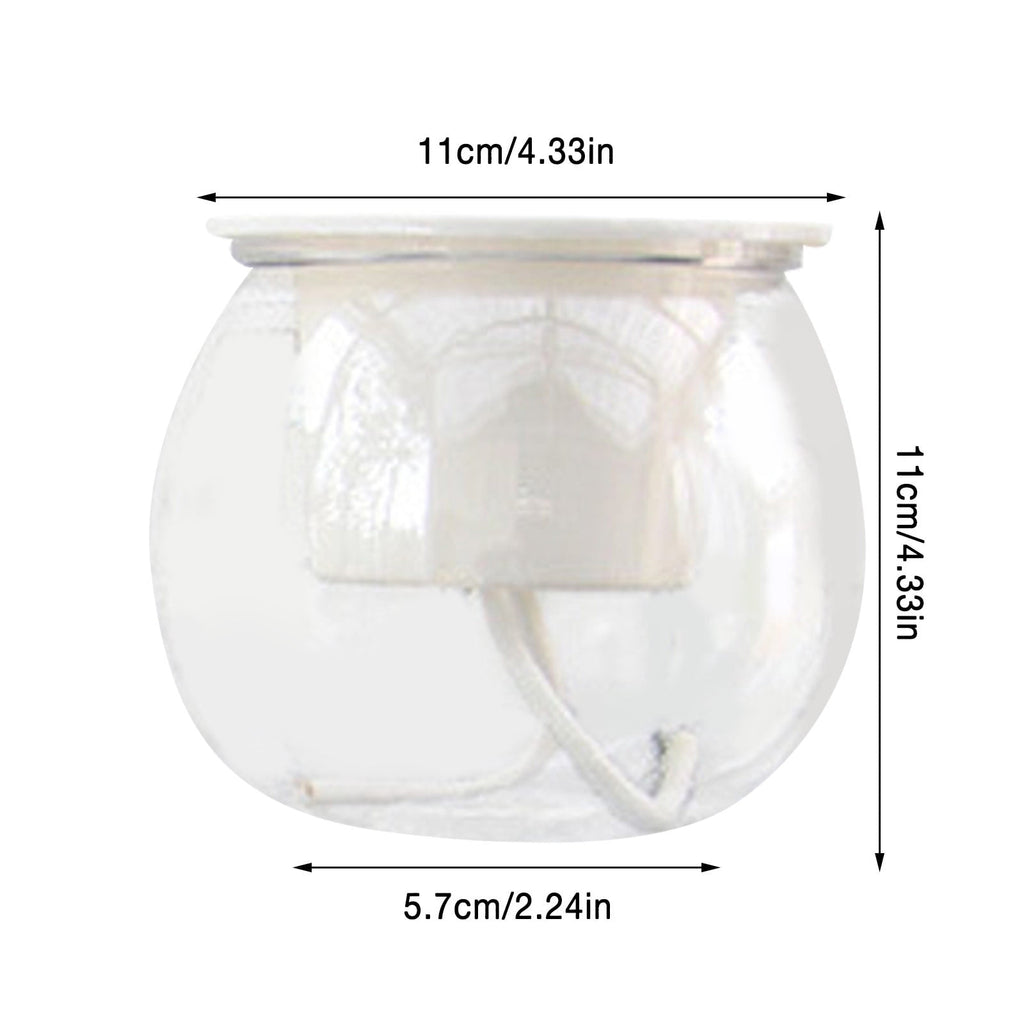 Goowood Self Watering Planter for Indoor Plants 1pc Automatic Watering Flower Pot with Transparent Reservoir for African Violets