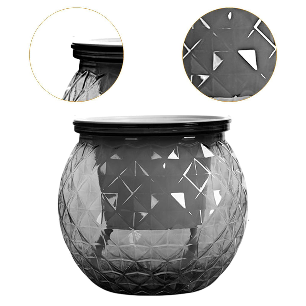 colaxi Self Watering Planter Mini Planter Desktop Ornament,Removable Flowerpot,Hydroponic Planting Pot for Office Indoor Garden Yard Gray