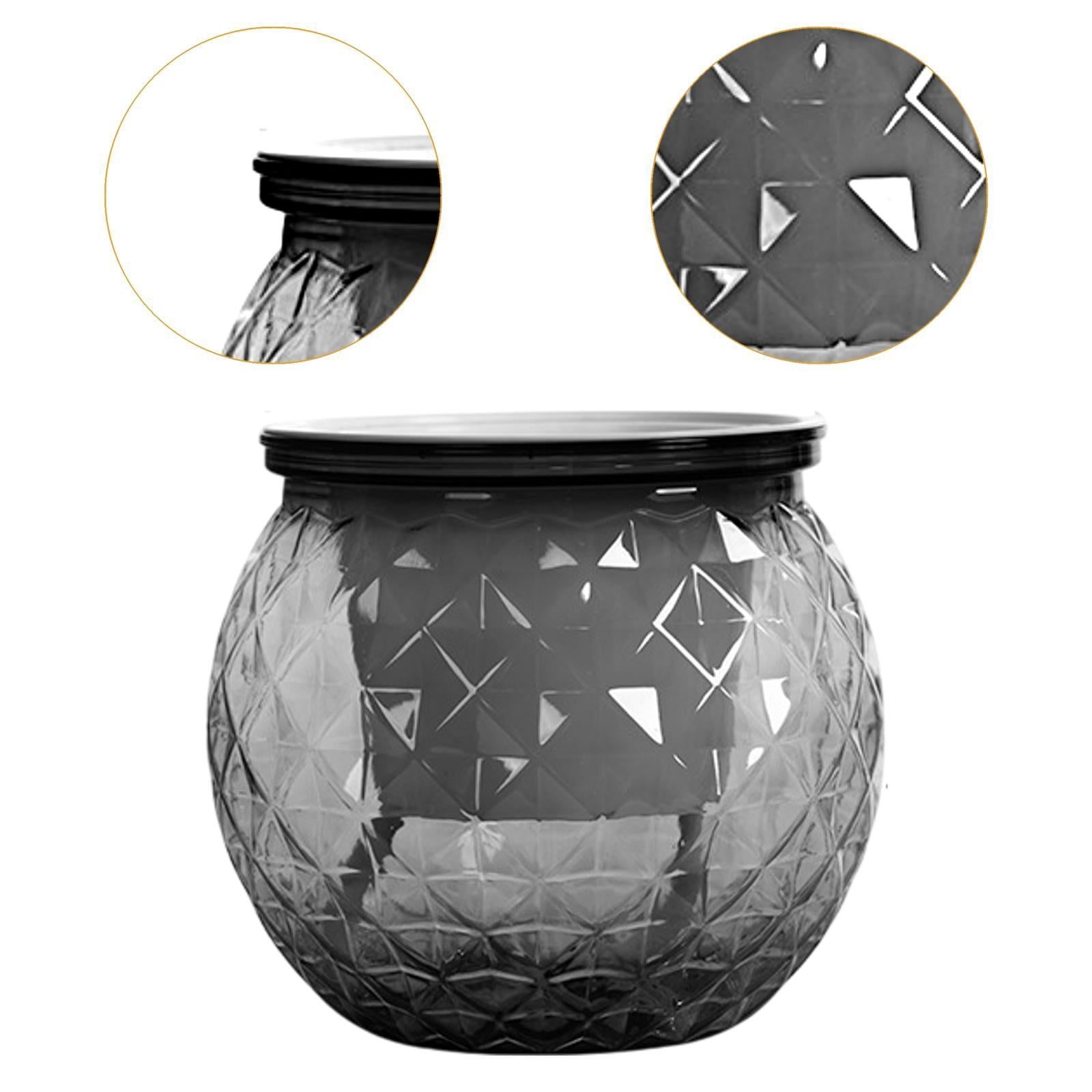 colaxi Self Watering Planter Mini Planter Desktop Ornament,Removable Flowerpot,Hydroponic Planting Pot for Office Indoor Garden Yard Gray