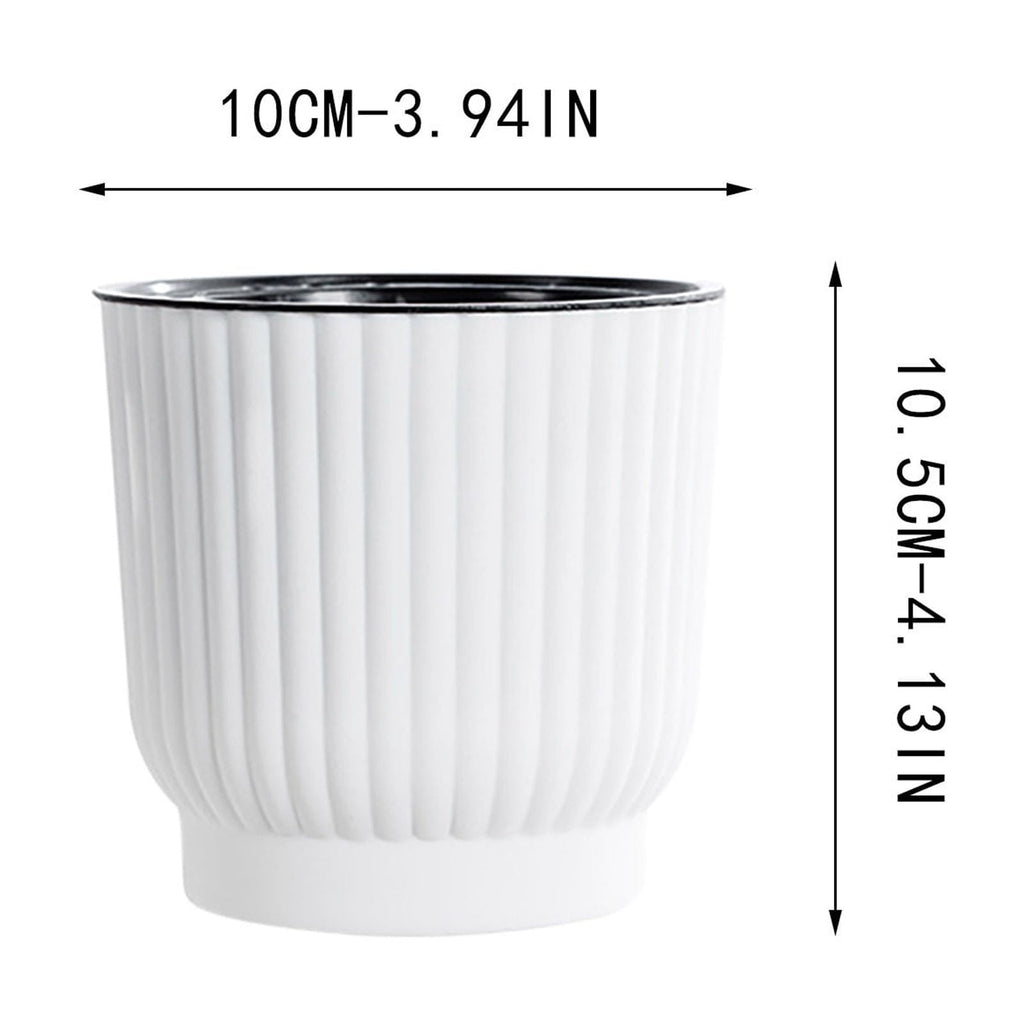 Yannianjz under $5 Plant Pots Self Watering, African Violet Pots, Small Plant Pots for Plants, Small Indoor Plant Pot, Self Watering Planter for African Violet, Succulents