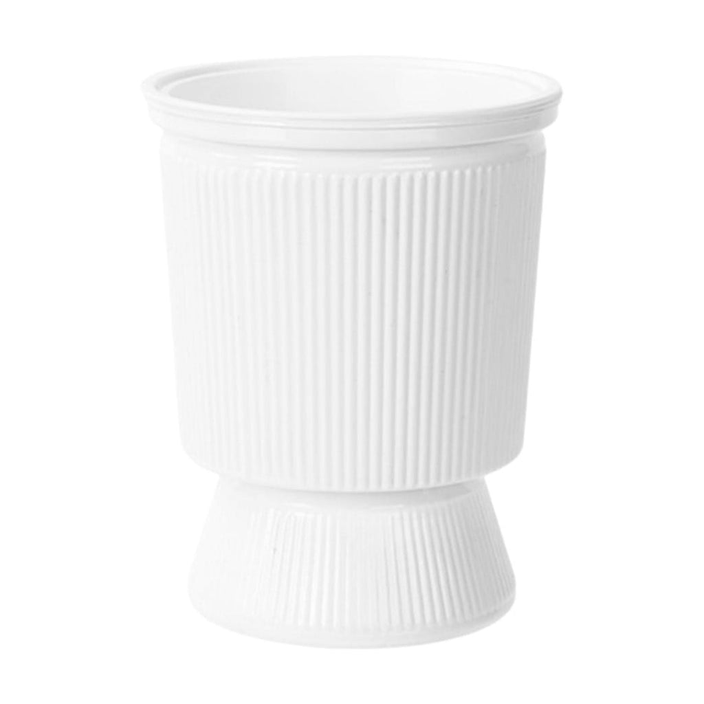 FEOLGEHLY 2 Pack 5.1 inch Self Watering Pots for Indoor Plants, Planters for Indoor Plants, Flowerpot with Wick & Reservoir, White