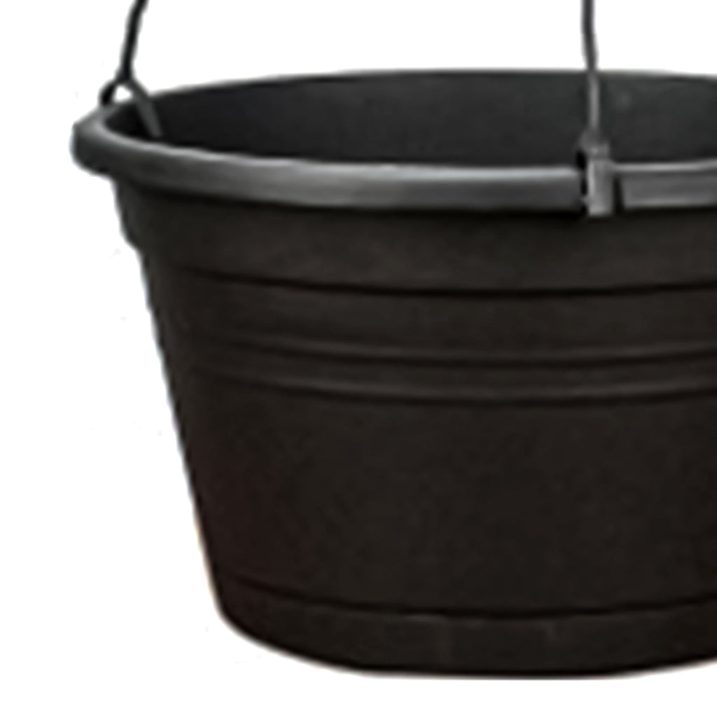 ievspot 1 Pcs Self Watering Hanging Planter Plastic Hanging Basket,Garden Flower Pots with Detachable Chain,Hanging Pots for Indoor Outdoor Decor