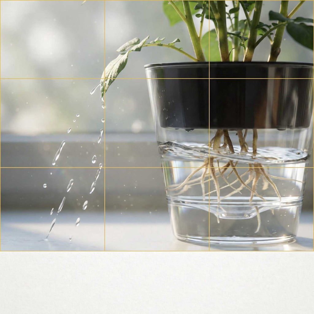25* Self-Watering Planters, 3/4/5/6/7 Inch Sizes (5 Each), Plant Pots For Indoor Outdoor Gardening, Automatic Water Absorption Containers For Flowers Succulents Herbs