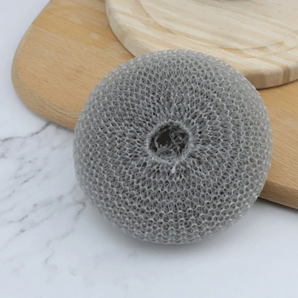 SWSUSN 24 PCS Plastic Dish Scrubbers for Dishes Plastic Pot Round Scrubber Scouring Pad Nylon Dish Scrubber, Mesh Scouring Dish Pads Non Scratch Scrubbers