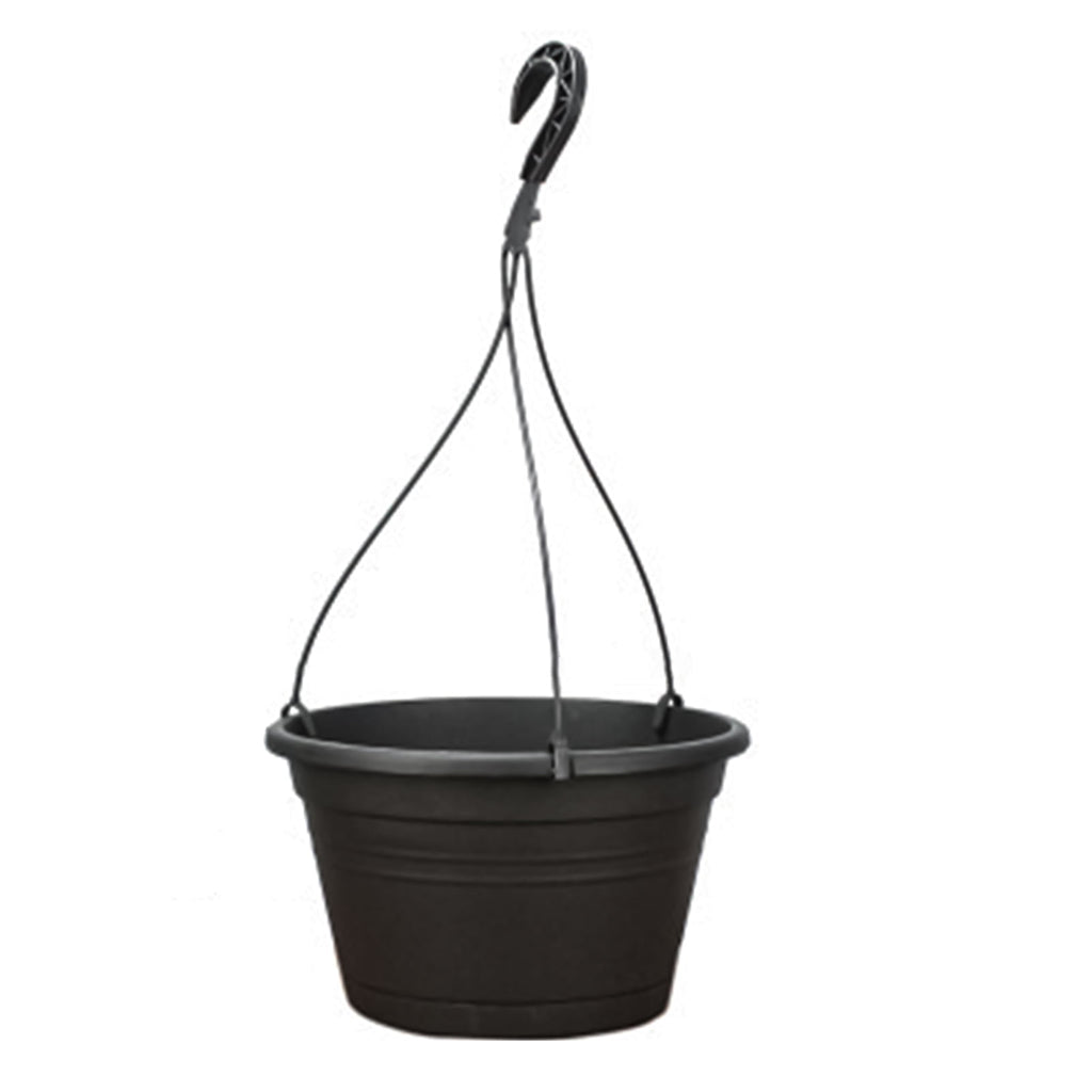 Cheers US Plastic Hanging Planter Self Watering Basket Hanging Flower Pot with Detachable Base for Garden Indoor Outdoor Home Decoration
