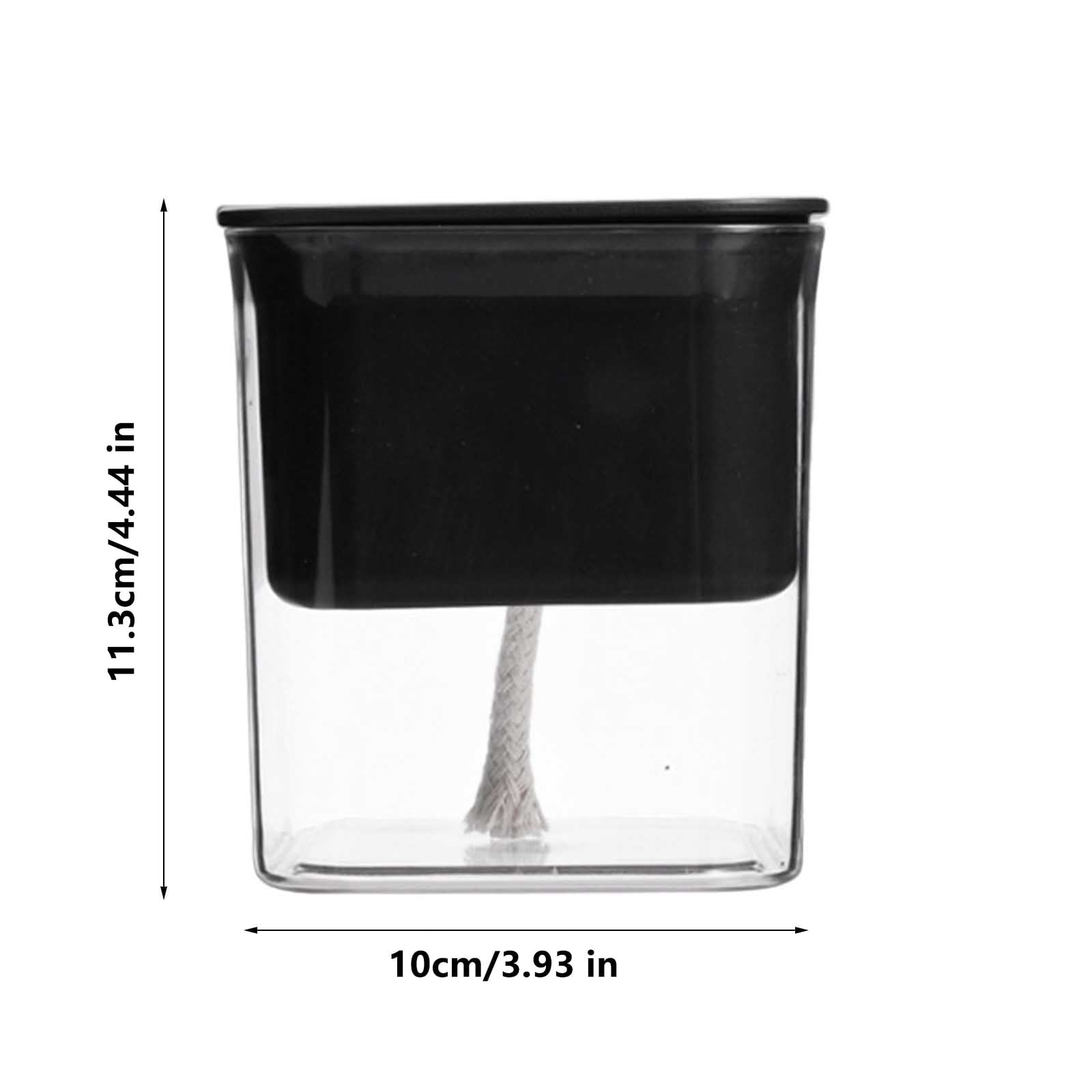 COM1950s Self-Watering Planter- Self Watering Pots for Indoor Plants,Clear Plastic Automatic-Watering Planter Flower Pot Square-Plant-Pot for All Plants,Succulents,Herb,African Violets,Flowers (4X4In)