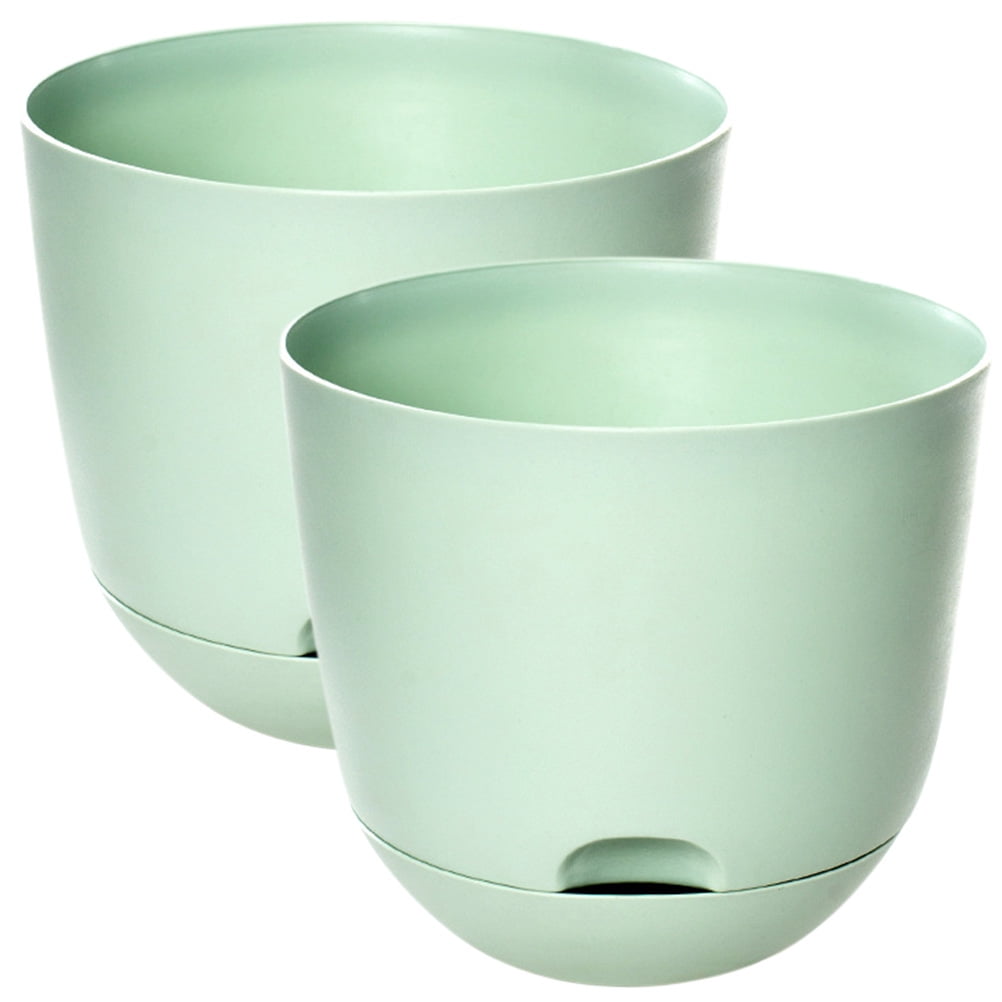 Arborister 2 Self Watering Flower Pot Planter Plastic Pots for Indoor/Outdoor Plants