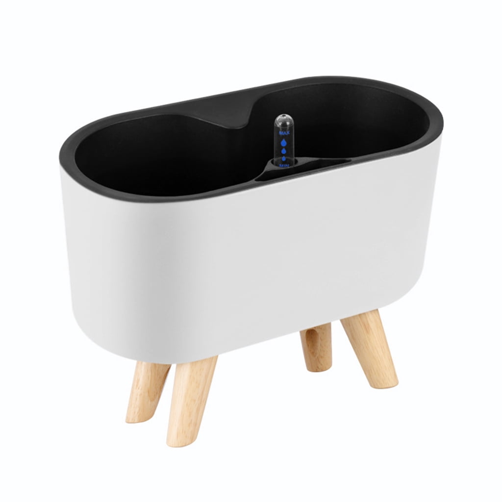 Automatic Self-Watering Planter with Water Level Indicator Flower Pot Bracket