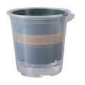 Clear Self-Watering Planter with Automatic Irrigation System, Transparent Plastic Flower Pot for Succulents, Herbs, and Indoor Plants