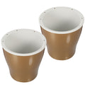 HOOWIFFY 2Pcs Self-Watering Planter for Home Gardening 17.5x17.5x12in