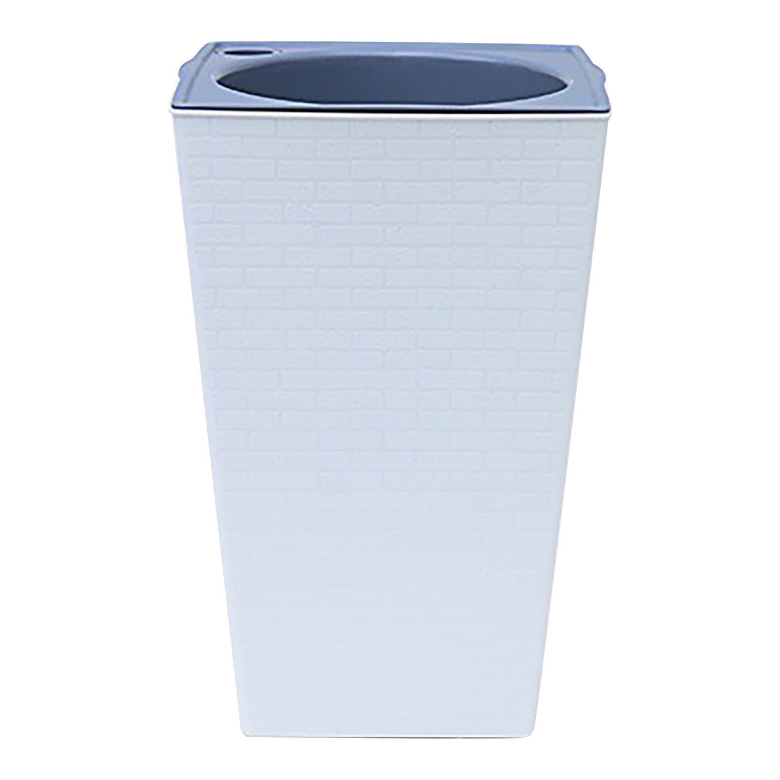 Jierger Clearance 2PCS Tall Tapered Planter - Plastic Square Plant Pots Tall Self Watering Indoor Outdoor for Patio Planter Pot Decorative Gardening & Home Decor Square,Blue