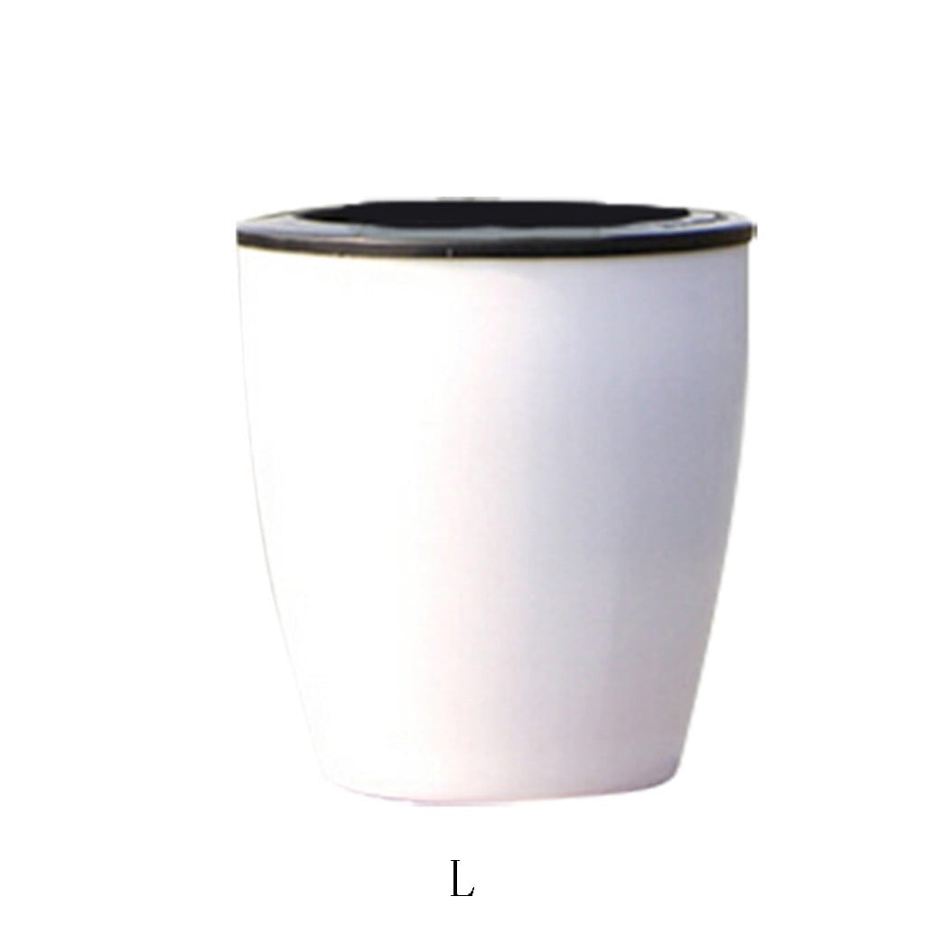 Self-Watering Flower Pot – Automatic Water Absorption Plastic Planter for Indoor Green Plants, Lazy Watering System