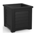 Mayne Lakeland 16" x 16" x 16" Square White Self Watering Plastic Planter