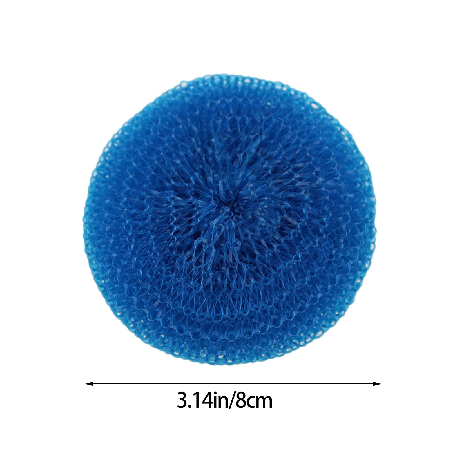 SWSUSN 24 PCS Plastic Dish Scrubbers for Dishes Plastic Pot Round Scrubber Scouring Pad Nylon Dish Scrubber, Mesh Scouring Dish Pads Non Scratch Scrubbers