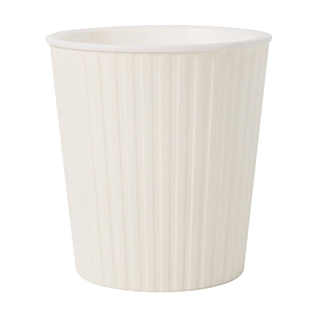 Self-Watering Planter Pot - 7"x6.5" Smart Circular Flowerpot with Water Reservoir, Auto Irrigation System for Indoor Herbs, Balcony Plants