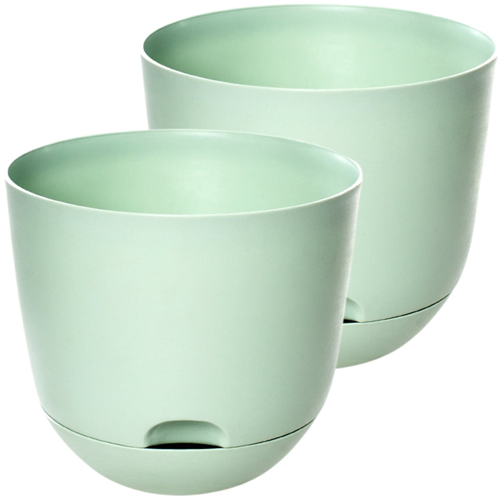 Arborister 2 Self Watering Flower Pot Planter Plastic Pots for Indoor/Outdoor Plants
