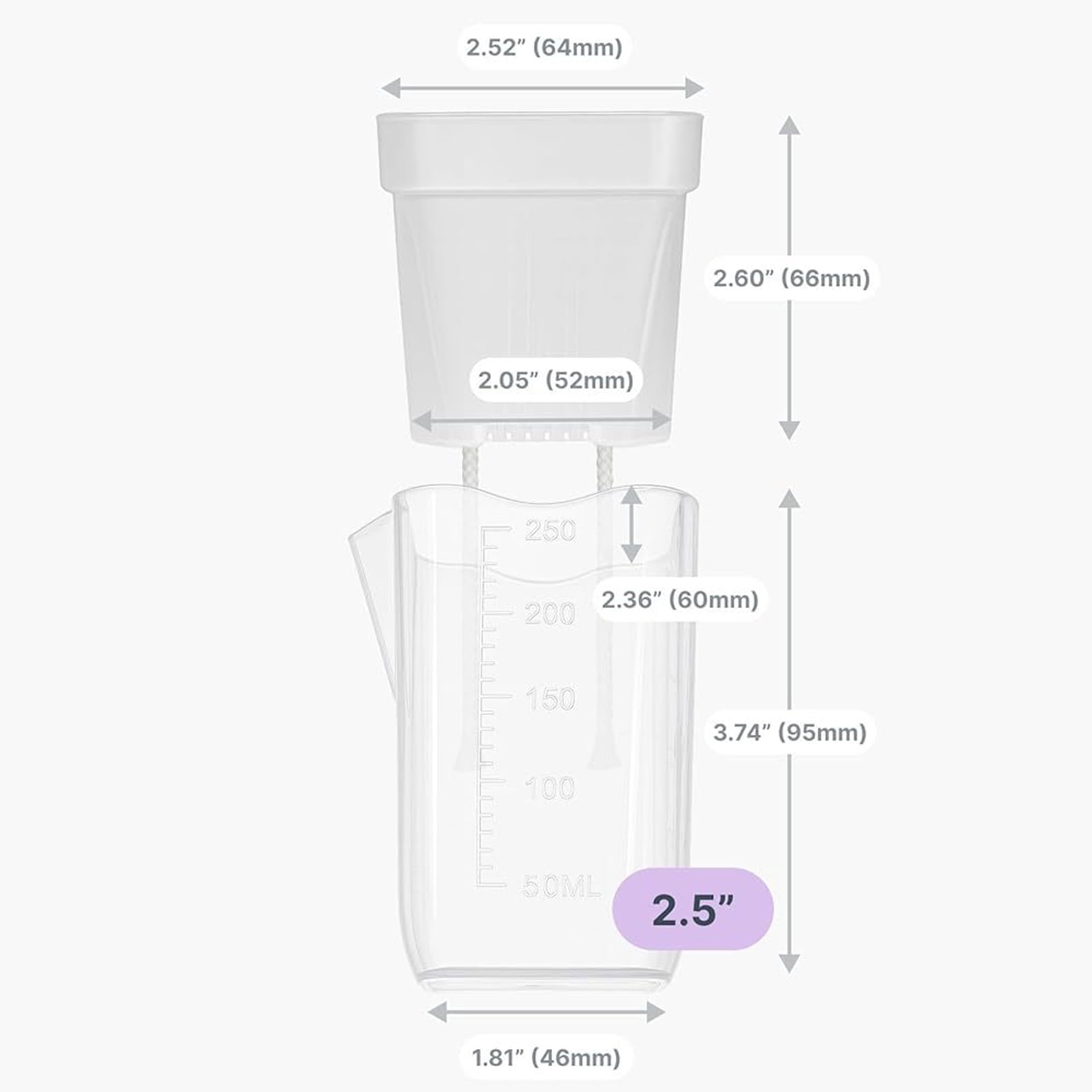 12-Pack Self Watering Planter Pots 2.5 Inch Clear Plastic Plant Pots for Indoor Plants Pots Small Flower Pots for Propagation Cuttings Seedlings, White Size:L