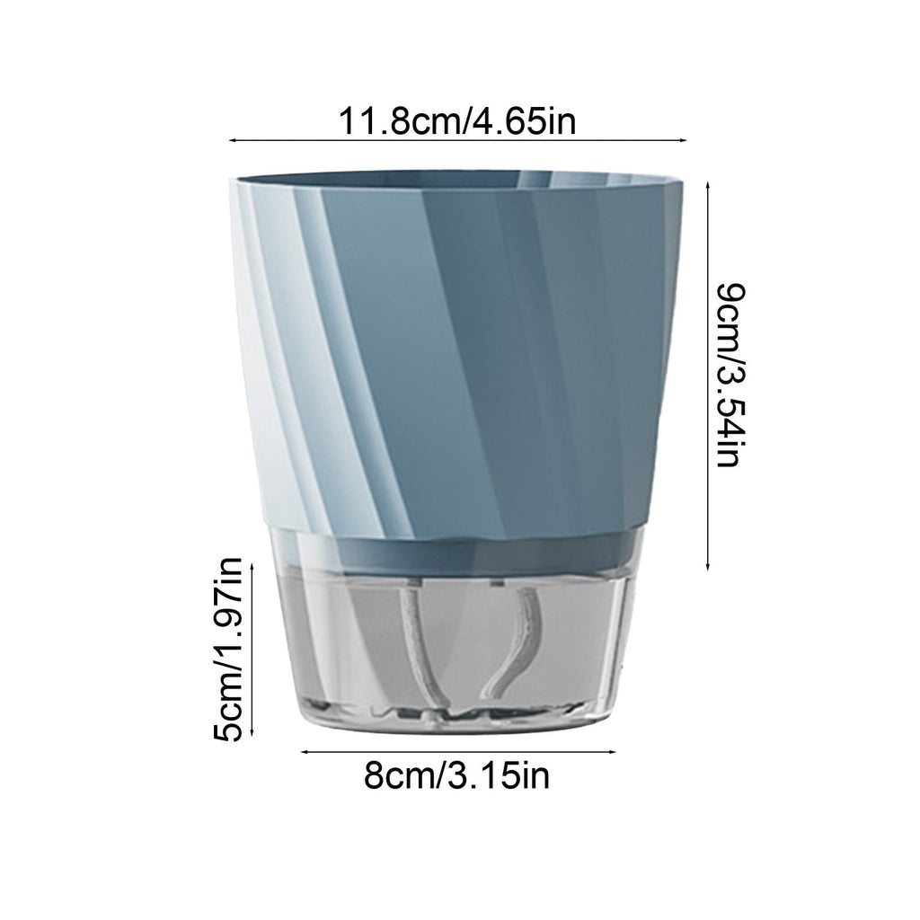 Self Watering Flower Pot Automatic Water Absorbing Planter for Indoor Plants Succulent Pots Removable Bottom and Air Flowing for Easy Care