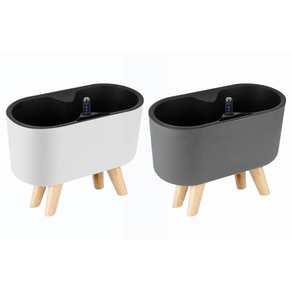 Automatic Self-Watering Planter with Water Level Indicator Flower Pot Bracket