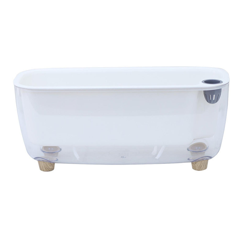 koolsoo Self Watering Planter Plant Pot Plant Container Jar Flowerpot Nursery Planting Pot Flower Pot for Terrace Living Room