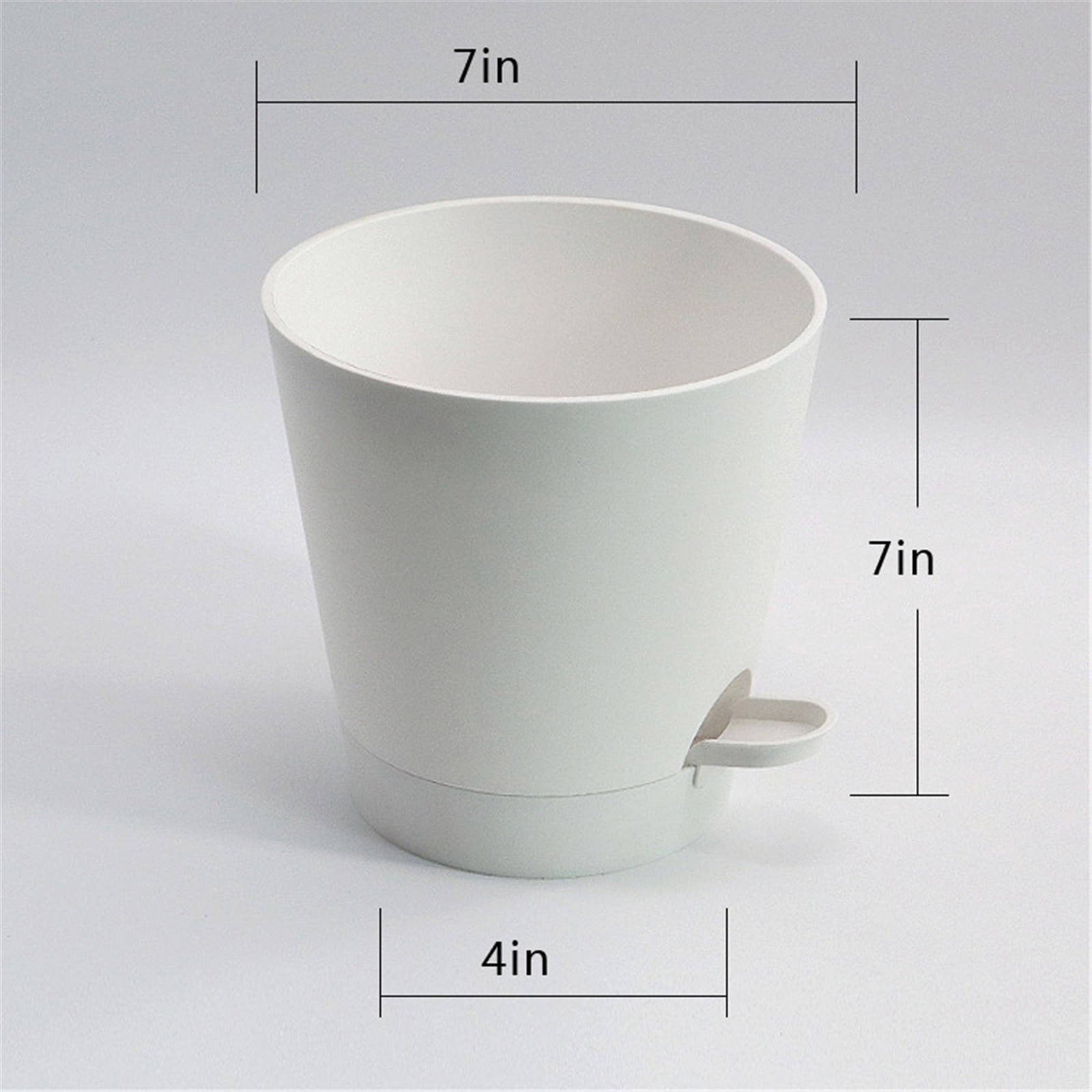 MOQIN Self Watering Pots for Indoor - 10/9/8 Inch Self Watering Planters for Indoor Plants Reservoir & Drainage Holes Plastic Flower Pots for House Plants or Flower