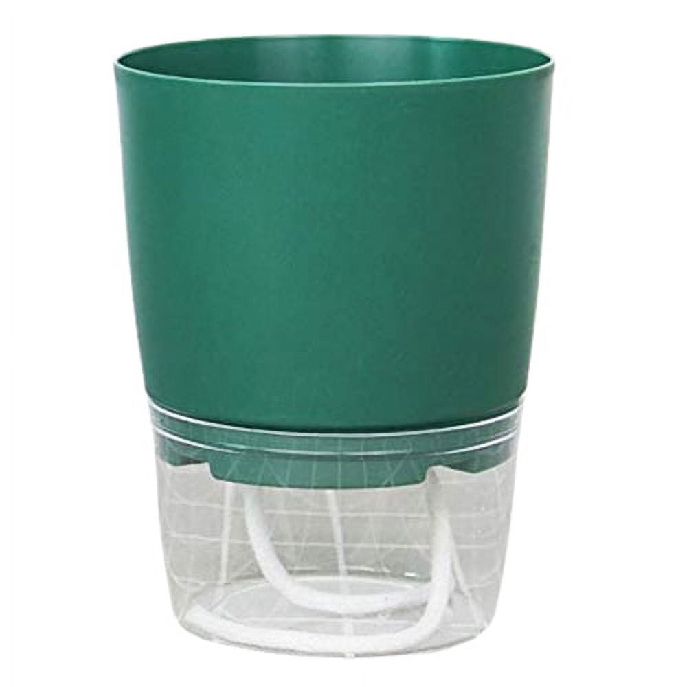 Zhaomeidaxi Self Watering Planter, Plastic Automatic-Watering Planter Flower Pot Plant Pot for All House Plants, Succulents, Herb, African Violets