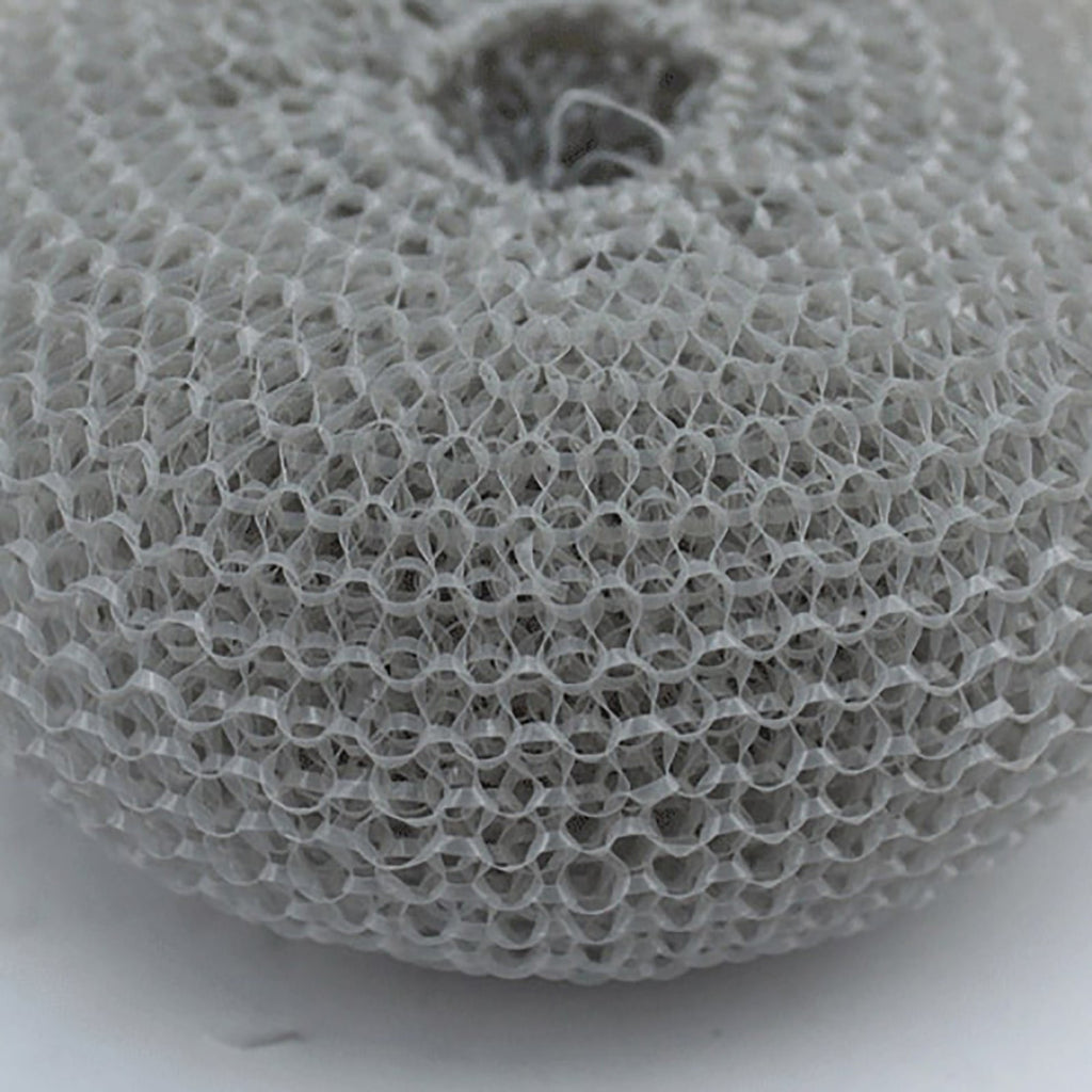 SWSUSN 24 PCS Plastic Dish Scrubbers for Dishes Plastic Pot Round Scrubber Scouring Pad Nylon Dish Scrubber, Mesh Scouring Dish Pads Non Scratch Scrubbers